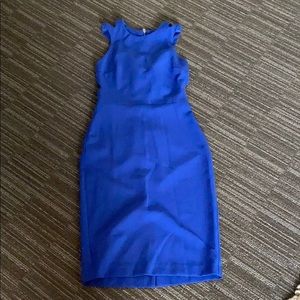 Blue Formal Midi Dress
